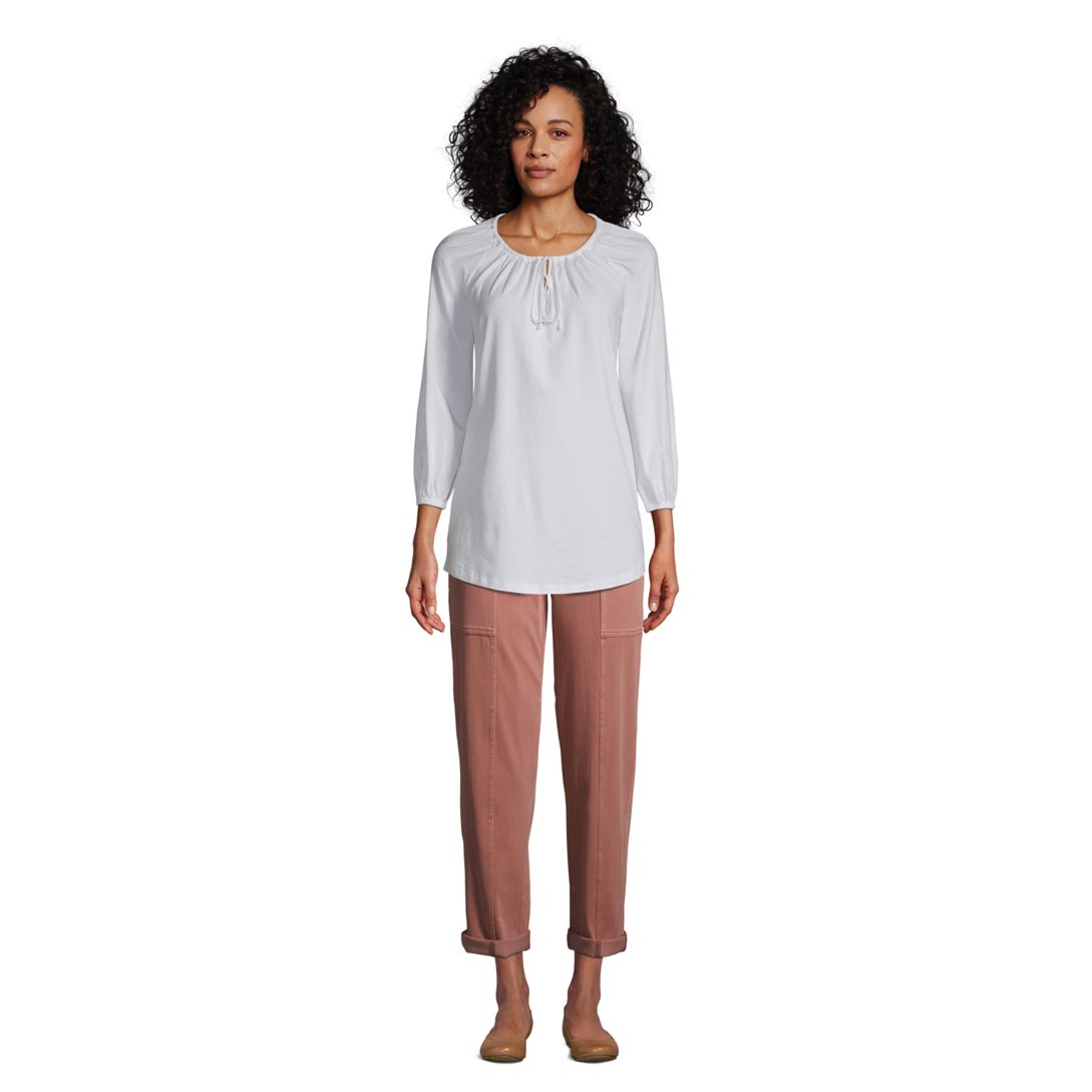 Women's 3/4 Sleeve Peasant Tunic
