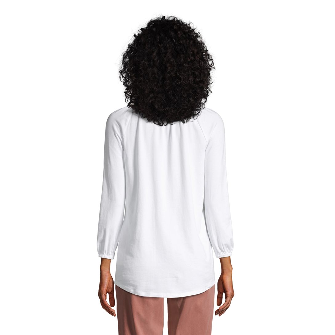 Women's 3/4 Sleeve Peasant Tunic