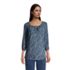 Women's Petite 3/4 Sleeve Peasant Tunic, Front
