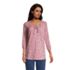 Women's Petite 3/4 Sleeve Peasant Tunic, Front