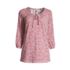 Women's Petite 3/4 Sleeve Peasant Tunic, Front