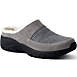 Women's All Weather Suede Leather Slip On Mules, Front
