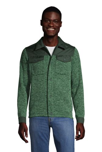Men's Sweater Fleece Shirt Jacket