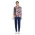 Women's 3/4 Sleeve Quilted Crew Neck Top, alternative image