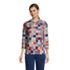 Women's 3/4 Sleeve Quilted Crew Neck Top, Front