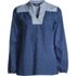 Women's Petite Cotton Poplin Peasant Shirt, Front