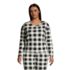 Women's Plus Size Lounge Long Sleeve Pajama Shirt, Front