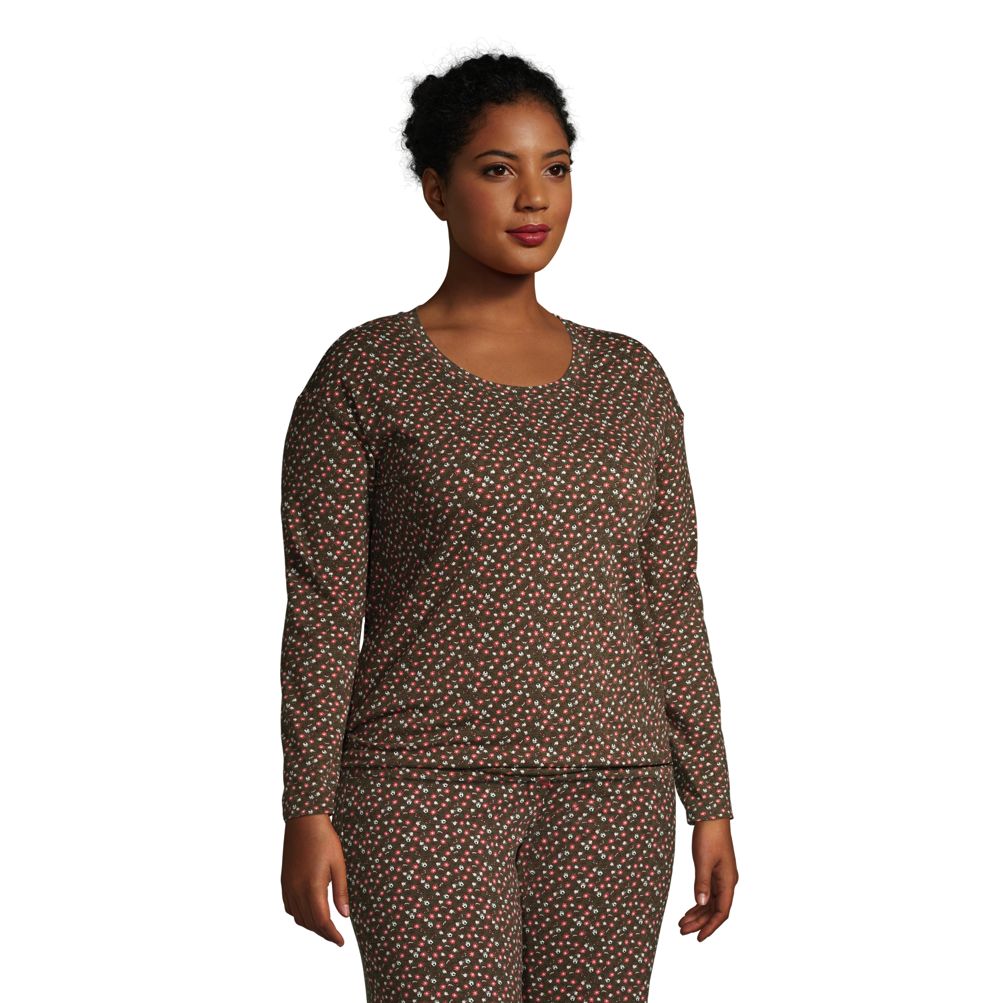 Leopard print discount plus size pajamas