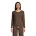 Women's Lounge Long Sleeve Pajama Shirt, Front