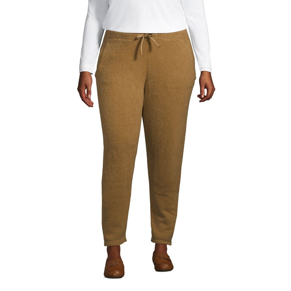 Plus Size Brown Joggers For Women