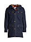 Manteau à Capuche en Coton Ciré, Homme Stature Standard