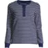 Women's Waffle Henley Sleep Shirt, Front
