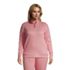 Women's Plus Size Long Sleeve Sport Knit Pullover, Front