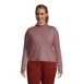 Women's Plus Size Performance Mock Neck Top, Front