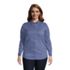 Women's Plus Size Reversible Boyfriend Fit Long Sleeve Tunic Top, Front