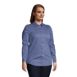 Women's Plus Size Reversible Boyfriend Fit Long Sleeve Tunic Top, alternative image