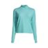 Women's Plus Size Performance Mock Neck Top, Front