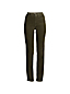 Pantalon Droit en Velours Côtelé Stretch Taille Haute, Femme Stature Standard