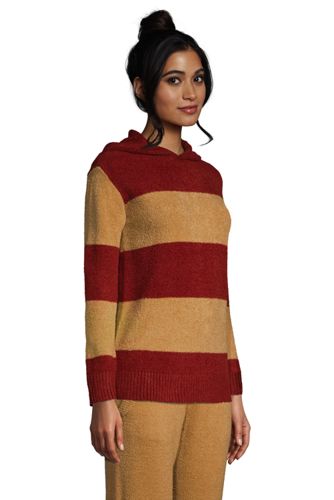Women's Oversized Striped Sweater Lands' End