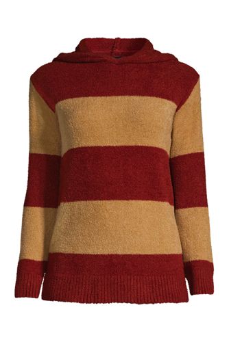 Gestreifter Kapuzenpullover SLOUNGE für Damen image number 4
