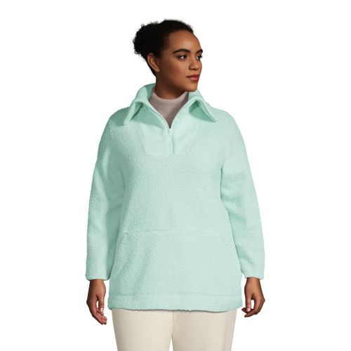 Quarter zip hot sale pullover fuzzy