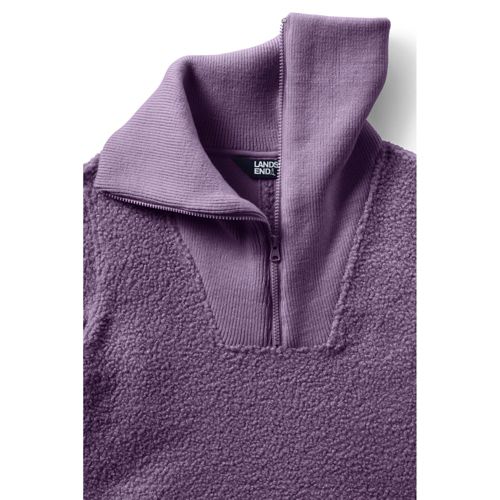 Fleecepullover in Wollbouclé-Optik für Damen in Plus-Größe image number 5