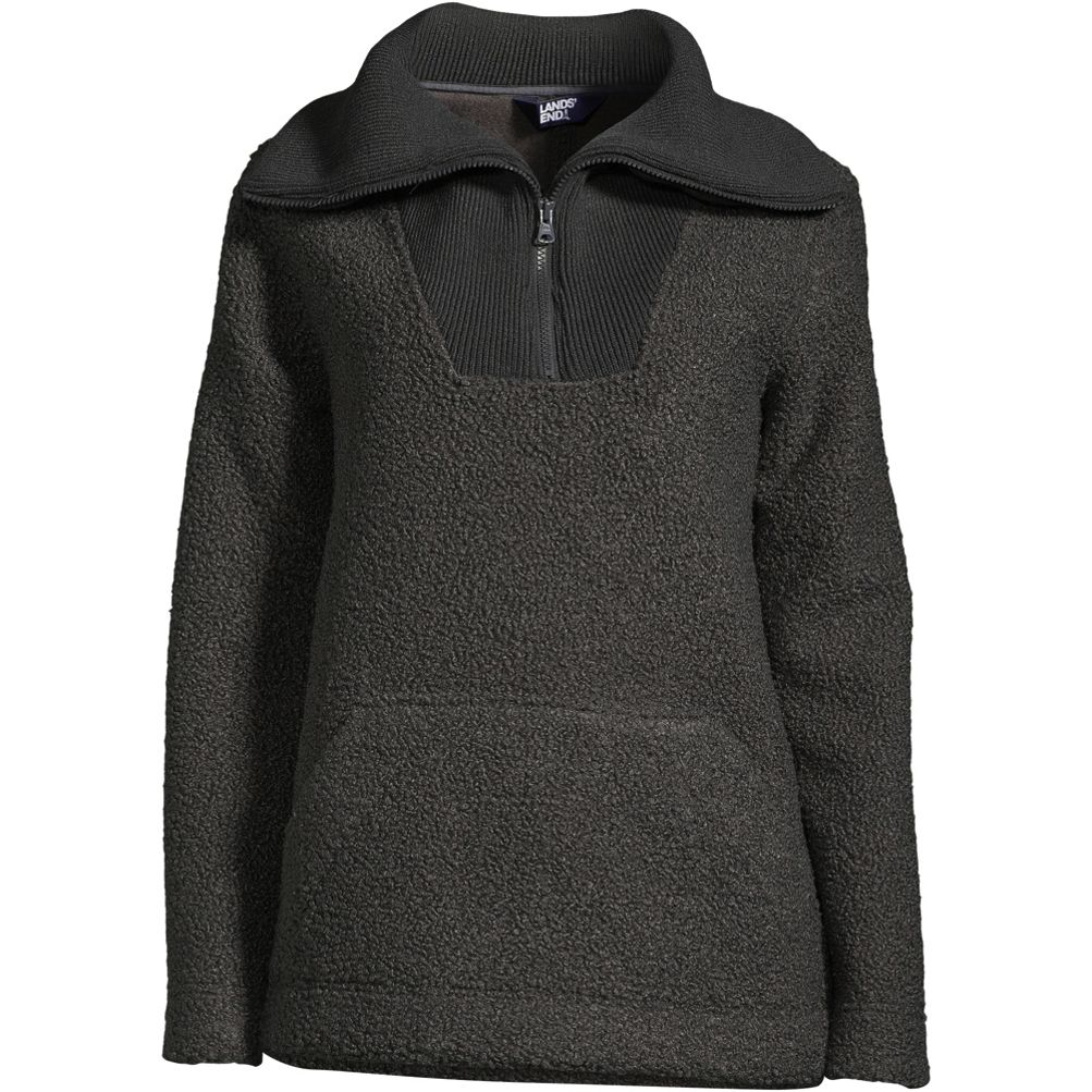 Lands end half outlet zip