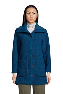 Women's Cosy Fleece Boucle Coat