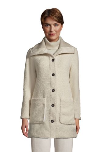 Women's Cosy Fleece Boucle Coat