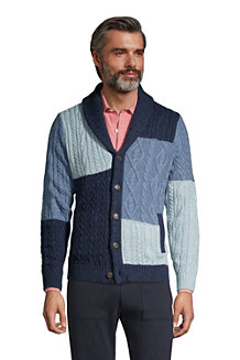 Cardigan Multi-Points Patchwork, Homme
