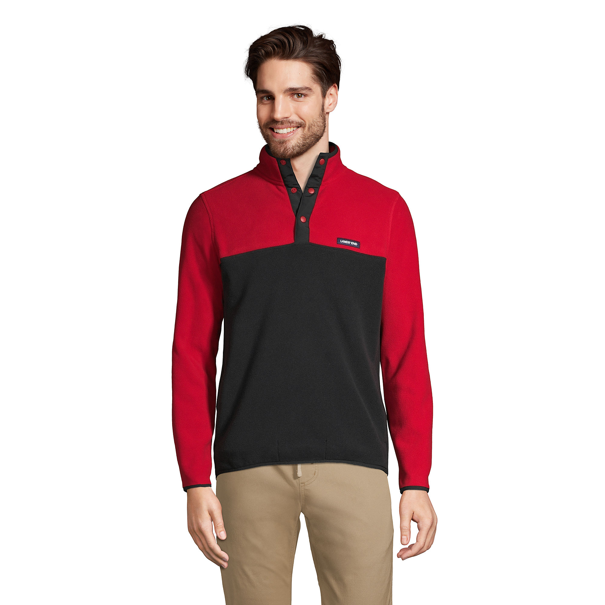 Lands End Men's Heritage Fleece Pullover Top (select colors/sizes)