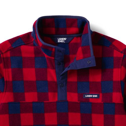 Men's Heritage Fleece Snap Neck Pullover, alternative image