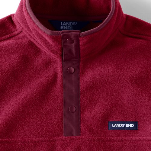 Lands end men's fleece on sale pullover