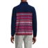 Men's Heritage Fleece Snap Neck Pullover, Back