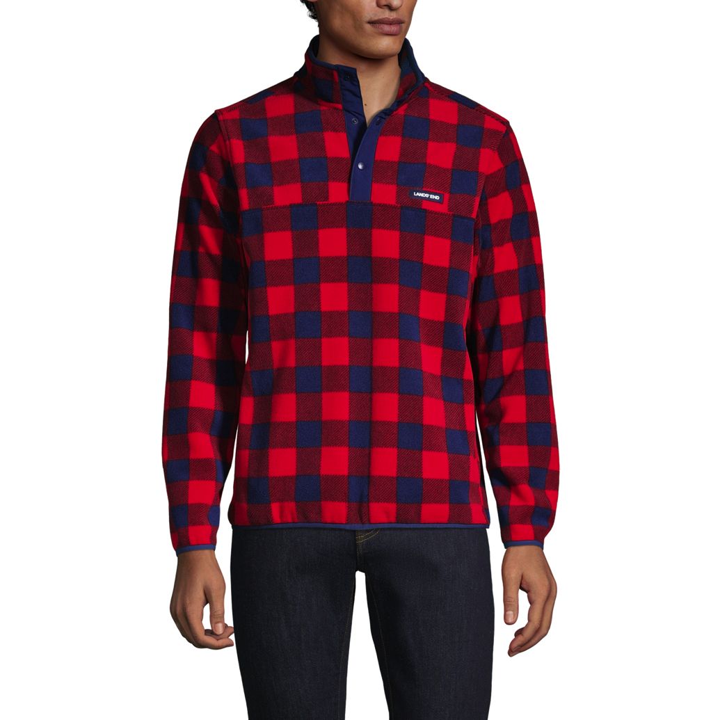 Men's Heritage Fleece Snap Neck Pullover
