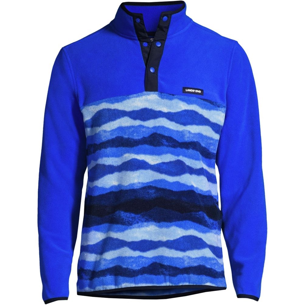 Lands end fleece discount pullover