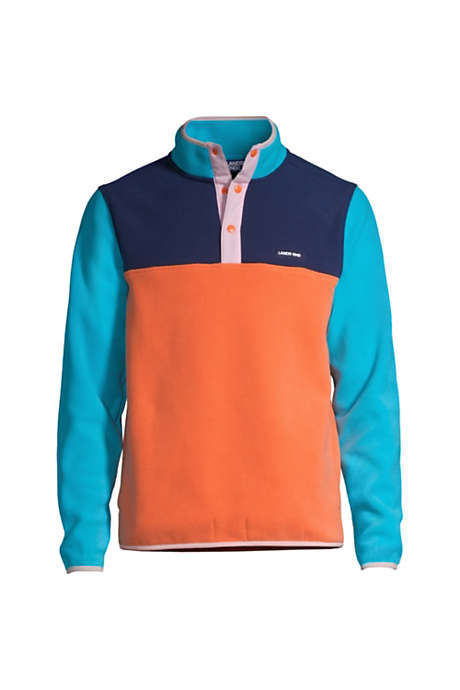 Men's Heritage Fleece Snap Neck Pullover Jacket