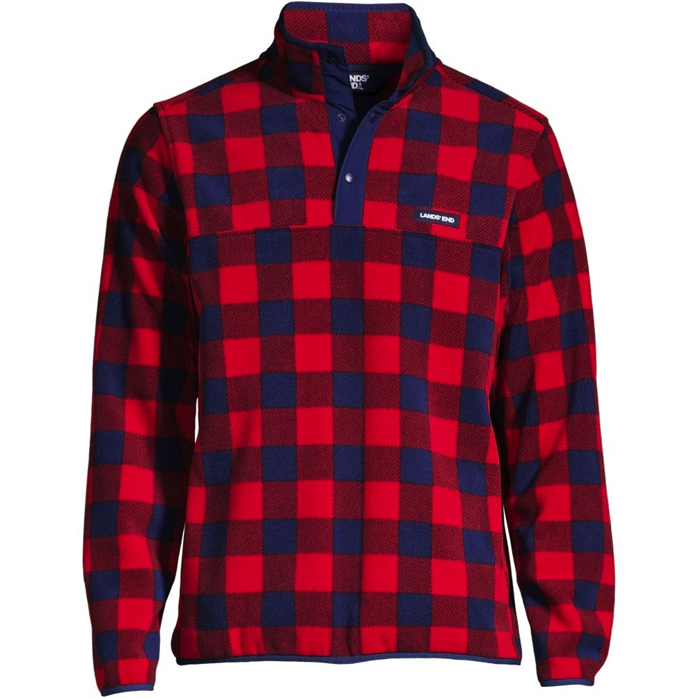 Sold Patagonia Synchilla Snap-T Fleece Pullover Buffalo Plaid Check Red XS