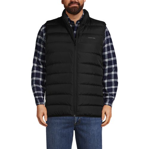 Mens big and tall best sale puffer vest