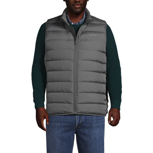 Tall mens down clearance vest