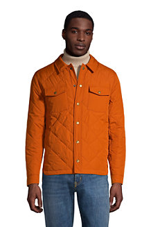 Men's Quilted Shirt Jacket 