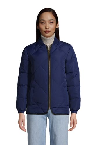 lands end ladies padded coats