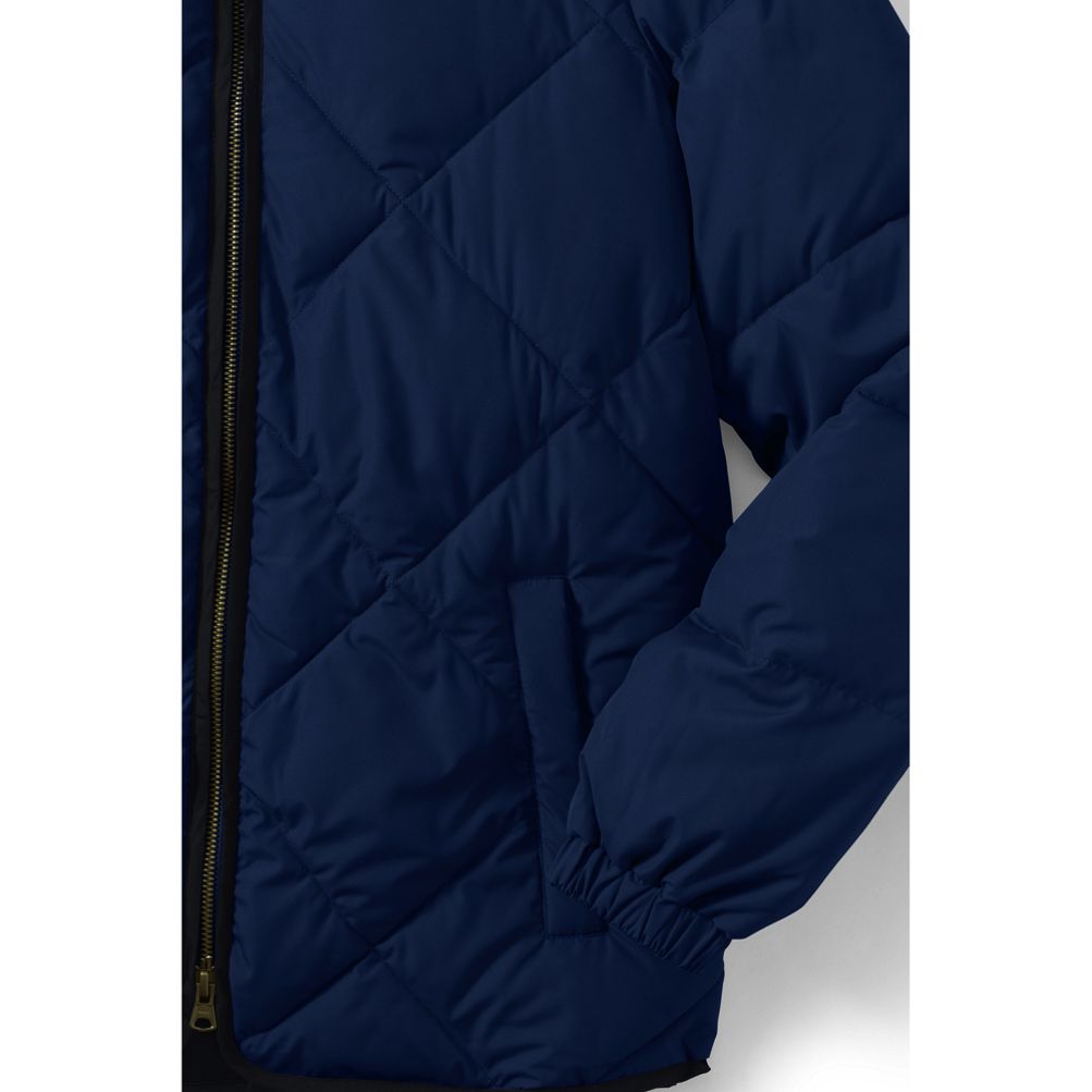 Women's Insulated Quilted Primaloft ThermoPlume Bomber Jacket 