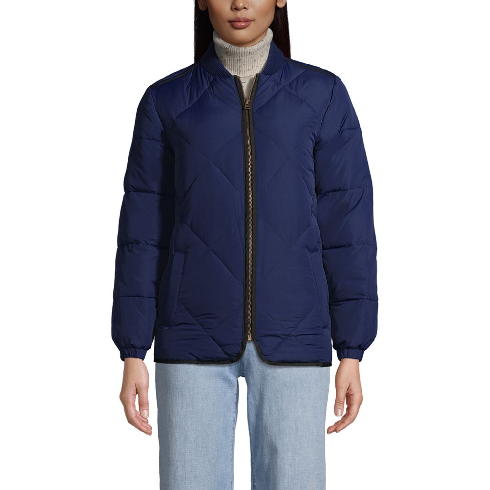 Lands end bomber clearance jacket