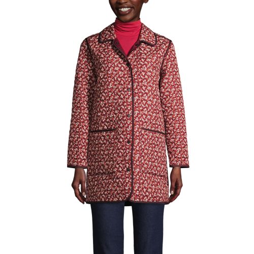 Womens Insulated Reversible Barn Vest Lands' End