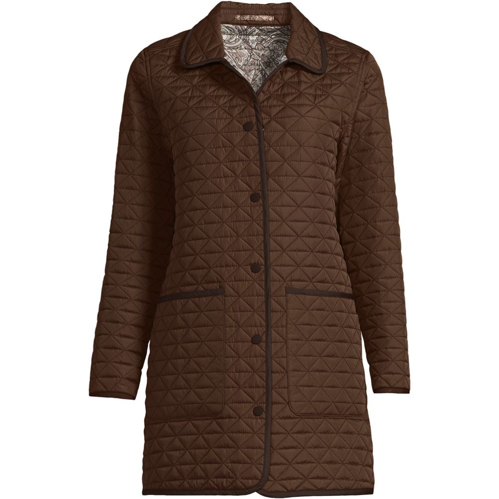 Lands end quilted 2025 barn insulated jacket