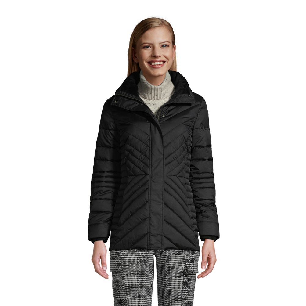 Lands end outlet long womens coat