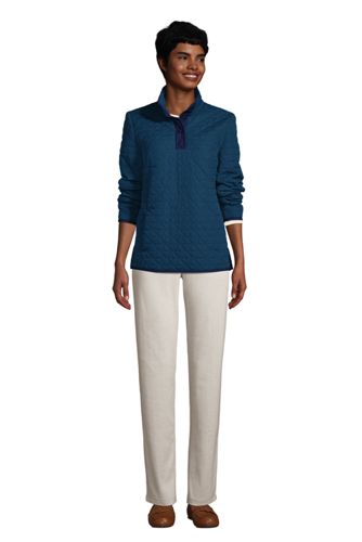 Women's Insulated Quilted Snap Neck Pullover - image 5