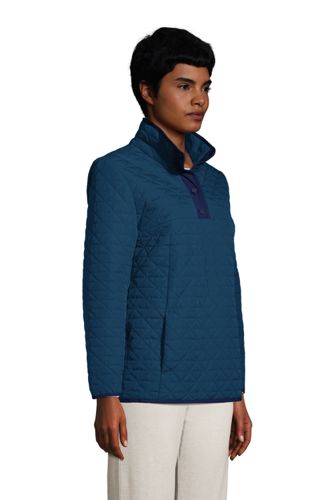Women's Insulated Quilted Snap Neck Pullover - image 4