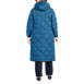 Women's Plus Size Insulated Quilted Primaloft ThermoPlume Maxi Winter Coat, Back